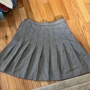 Hillard & Hanson Black and White Mini‎ Skirt